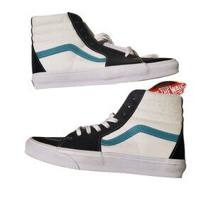 Vans Sk8-Hi Classic Sport Sneaker Men's Size 9.5 Black/ White VN0A5JMJ93U nwob